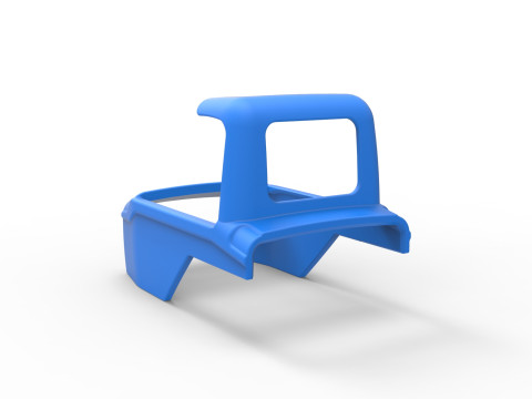 Shell of Vintage Supermodified stock car Version 2 Scale 1 to 25 Modèles 3D en vedette