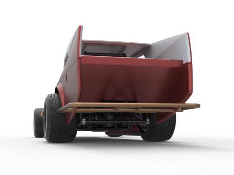 Vintage Dirt Modifiye stok araba Versiyon 5 Ölçek 1 - 25 3D Baskı Modeli