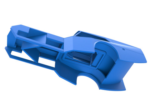 Coque de Vintage Dirt Modifié stock car Version 5 Échelle 1 à 25 Modèles 3D en vedette