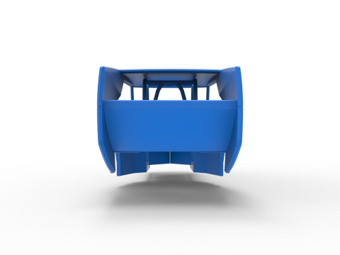 Coque de Vintage Dirt Modifié stock car Version 5 Échelle 1 à 25 Modèles 3D en vedette