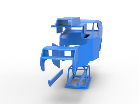 Coque de Vintage Dirt Modifié stock car Version 5 Échelle 1 à 25 Modèles 3D en vedette