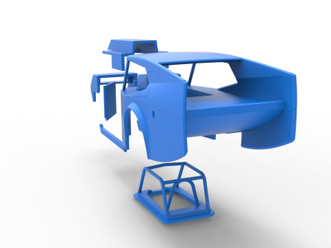 Coque de Vintage Dirt Modifié stock car Version 5 Échelle 1 à 25 Modèles 3D en vedette