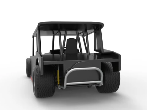 Vintage Dirt Modified stock car Version 6 Scale 1 to 25 3D Print Model