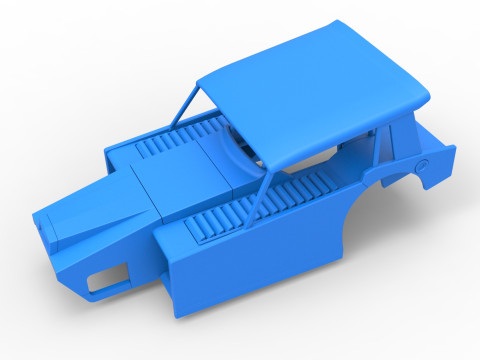 Vintage Dirt 改装库存车外壳 6 号比例 1 至 25 3D 打印模型