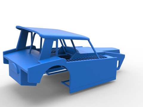 Vintage Dirt 改装库存车外壳 6 号比例 1 至 25 3D 打印模型