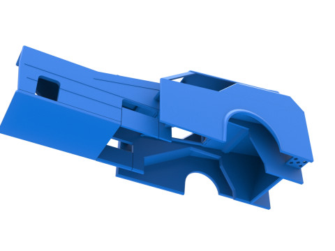 विंटेज डर्ट का शैल संशोधित स्टॉक कार संस्करण 7 स्केल 1 से 25 3D प्रिंट मॉडल