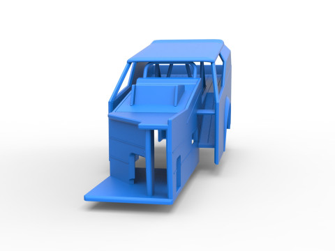 विंटेज डर्ट का शैल संशोधित स्टॉक कार संस्करण 7 स्केल 1 से 25 3D प्रिंट मॉडल