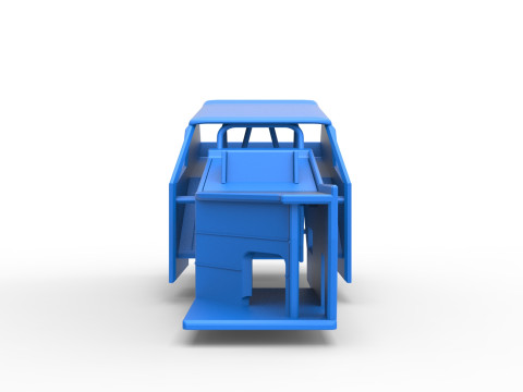 विंटेज डर्ट का शैल संशोधित स्टॉक कार संस्करण 7 स्केल 1 से 25 3D प्रिंट मॉडल