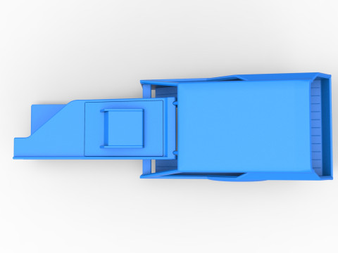 विंटेज डर्ट का शैल संशोधित स्टॉक कार संस्करण 7 स्केल 1 से 25 3D प्रिंट मॉडल