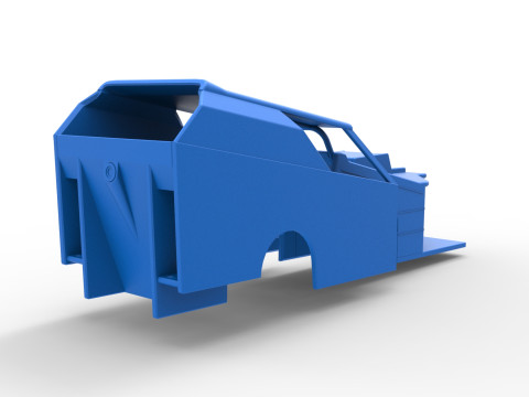 विंटेज डर्ट का शैल संशोधित स्टॉक कार संस्करण 7 स्केल 1 से 25 3D प्रिंट मॉडल