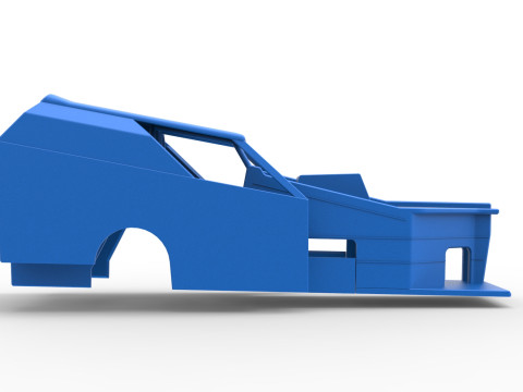 विंटेज डर्ट का शैल संशोधित स्टॉक कार संस्करण 7 स्केल 1 से 25 3D प्रिंट मॉडल