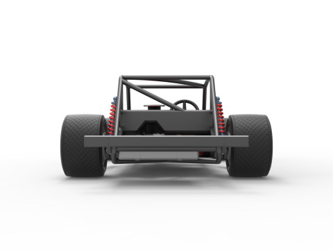 Vintage Asphalt Modified stock car Base V5 Scale 1 to 25 3D Print Model