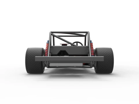 Vintage Asphalt Modified stock car Base V5 Scale 1 to 25 3D Print Model