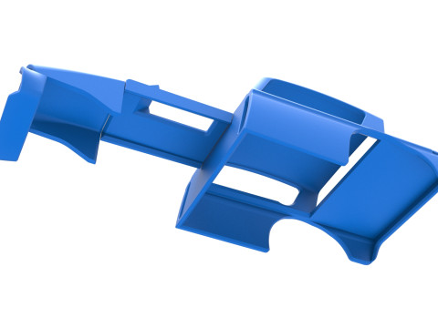 老式沥青改装库存车 V7 比例 1 至 25 的外壳 3D 打印模型