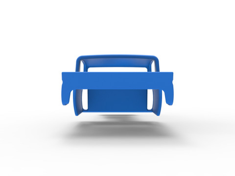 老式沥青改装库存车 V7 比例 1 至 25 的外壳 3D 打印模型