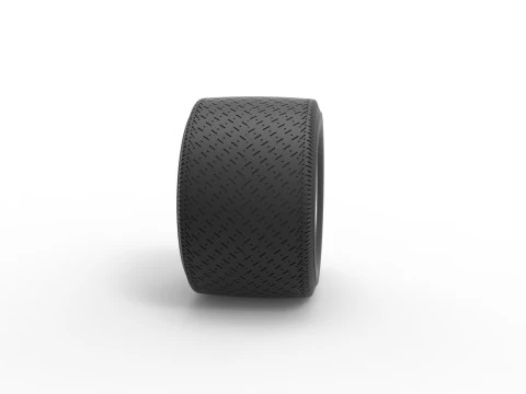 Wheel from Asphalt Modified stock car Version 6 Scale 1 to 25 3D Print Model