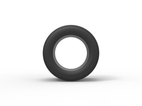 沥青改装库存车 V3 规模 1 至 25 轮胎 3D 打印模型