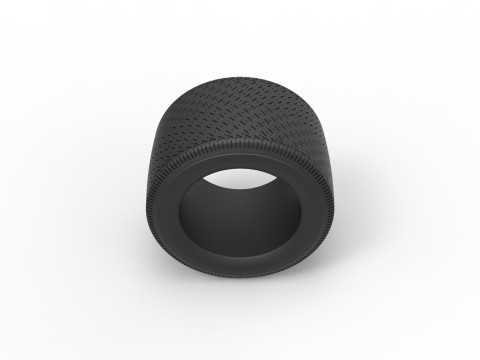 沥青改装库存车 V3 规模 1 至 25 轮胎 3D 打印模型