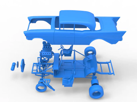 Gasser 버전 2 스케일 1~25 3D 프린트 모델