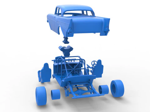 Gasser 버전 2 스케일 1~25 3D 프린트 모델