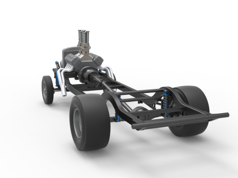 Chassis van Gasser Versie 2 Schaal 1 t/m 25 3D printmodel