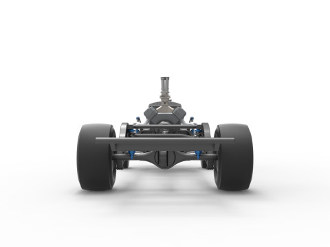 Chassis van Gasser Versie 2 Schaal 1 t/m 25 3D printmodel