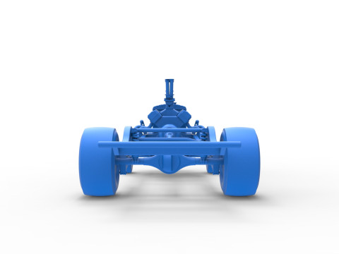 Chassis van Gasser Versie 2 Schaal 1 t/m 25 3D printmodel