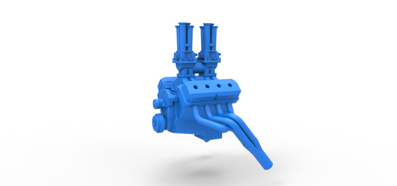 Gasser 버전 2 엔진 규모 1~25 3D 프린트 모델 .c4d .max .obj .3ds .fbx .stl .blend 