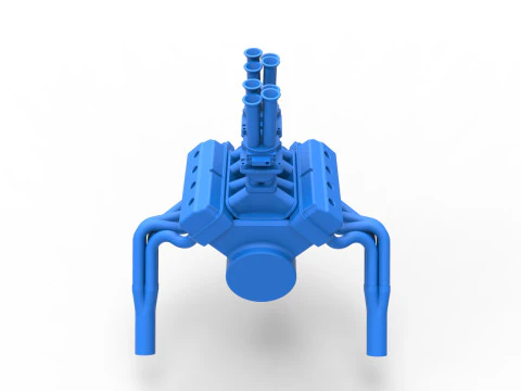 Engine of Gasser Version 2 Scale 1 to 25 3D Print Model