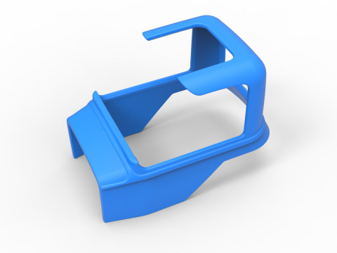 复古超级改装库存车版本 3 的外壳，比例 1 至 25 3D 打印模型