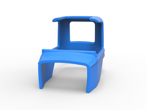 复古超级改装库存车版本 3 的外壳，比例 1 至 25 3D 打印模型