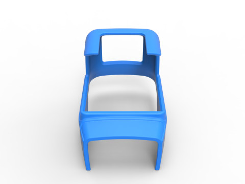 复古超级改装库存车版本 3 的外壳，比例 1 至 25 3D 打印模型