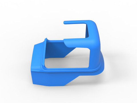 复古超级改装库存车版本 3 的外壳，比例 1 至 25 3D 打印模型