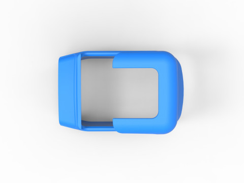 复古超级改装库存车版本 3 的外壳，比例 1 至 25 3D 打印模型