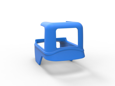 复古超级改装库存车版本 3 的外壳，比例 1 至 25 3D 打印模型