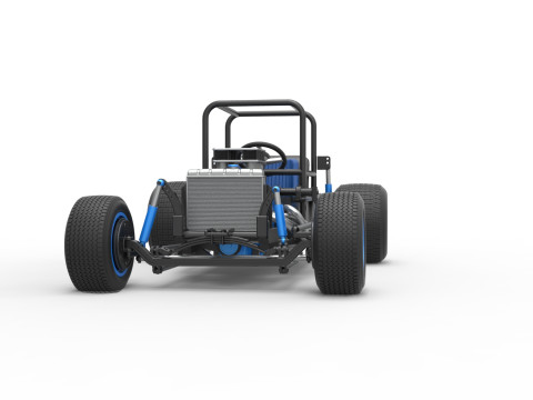 复古泥土超级改装库存车基础比例 1 至 25 3D 打印模型