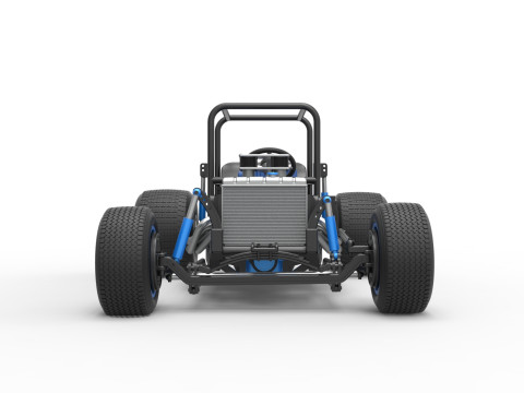 复古泥土超级改装库存车基础比例 1 至 25 3D 打印模型