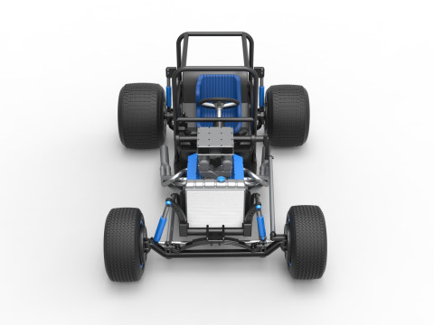 复古泥土超级改装库存车基础比例 1 至 25 3D 打印模型
