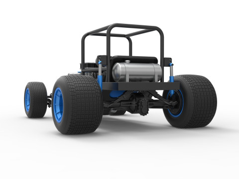 复古泥土超级改装库存车基础比例 1 至 25 3D 打印模型