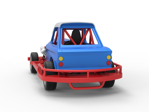 Stock car vintage da Nova Zel&acirc;ndia, escala 1 a 25 Modelo de Impressão 3D