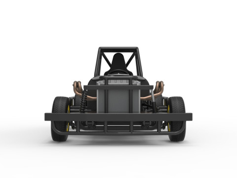 Escala b&aacute;sica de stock car vintage da Nova Zel&acirc;ndia de 1 a 25 Modelo de Impressão 3D