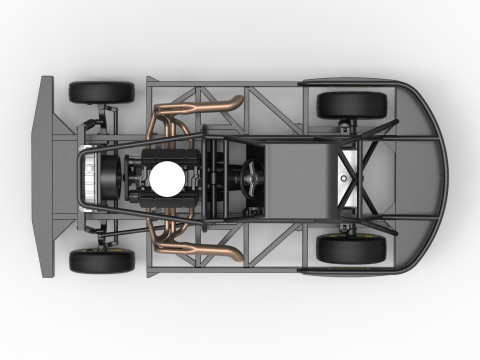 Escala b&aacute;sica de stock car vintage da Nova Zel&acirc;ndia de 1 a 25 Modelo de Impressão 3D