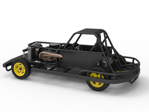 Escala b&aacute;sica de stock car vintage da Nova Zel&acirc;ndia de 1 a 25 Modelo de Impressão 3D