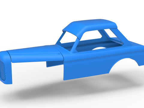 Shell of New Zealand Vintage Stock Car Scala da 1 a 25 Modello di stampa 3D