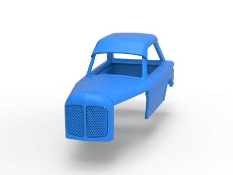 Shell of New Zealand Vintage Stock car Escala 1 a 25 Modelo de Impressão 3D