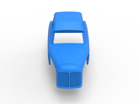 Shell of New Zealand Vintage Stock car Escala 1 a 25 Modelo de Impressão 3D