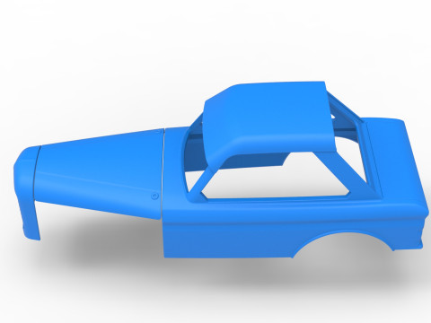 Shell of New Zealand Vintage Stock car Escala 1 a 25 Modelo de Impressão 3D