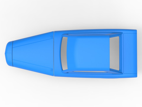 Shell of New Zealand Vintage Stock car Escala 1 a 25 Modelo de Impressão 3D