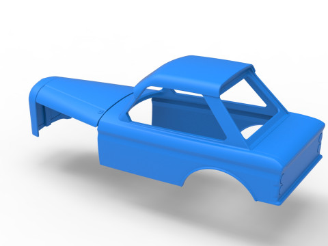 Shell of New Zealand Vintage Stock car Escala 1 a 25 Modelo de Impressão 3D