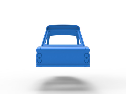 Shell of New Zealand Vintage Stock car Escala 1 a 25 Modelo de Impressão 3D